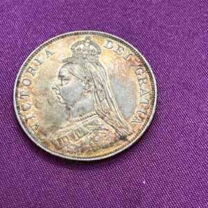 1888 queen Victoria double florin rare