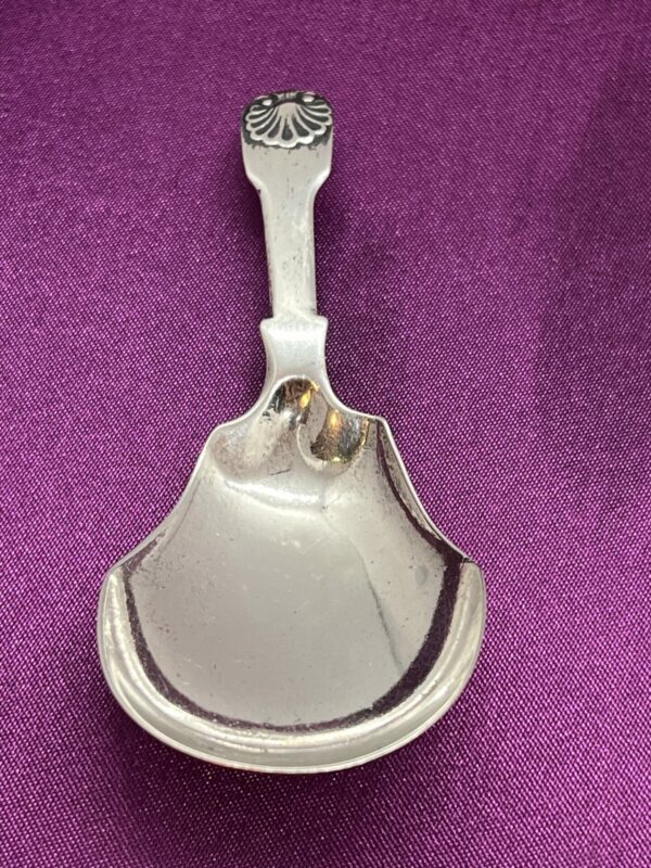 1821 Glasgow silver caddy spoon george iv
