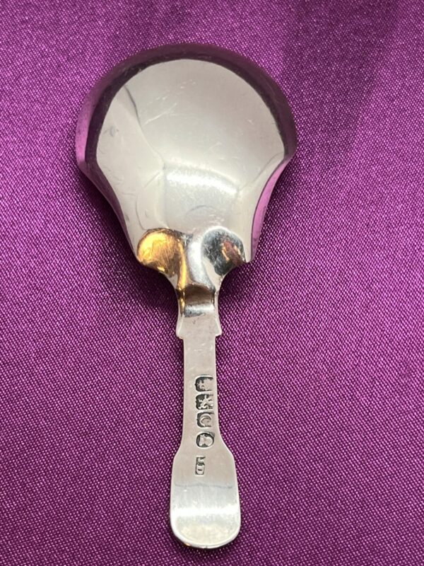 1821 Glasgow silver caddy spoon george iv - Image 4