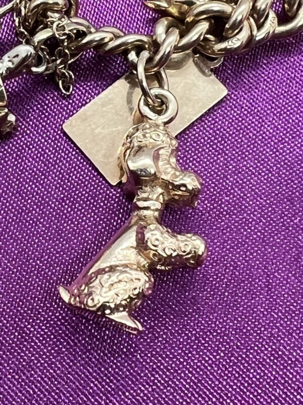 Vintage 9ct gold plus 14 and 18ct gold charm bracelet - Image 5