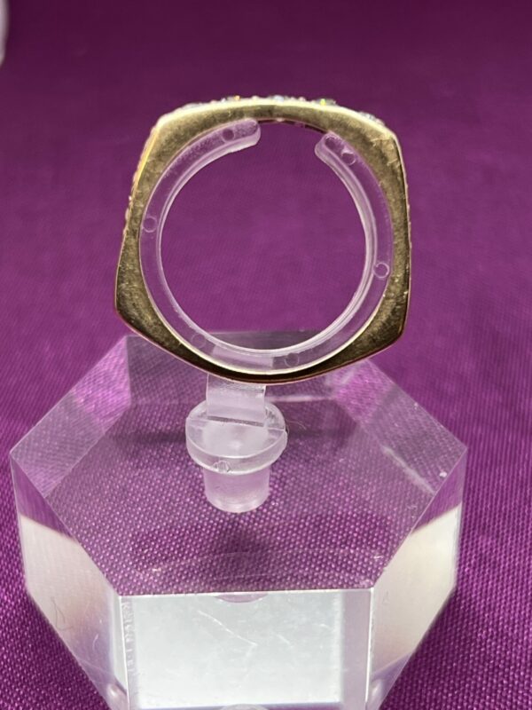 9ct gold and diamond ring vintage - Image 5