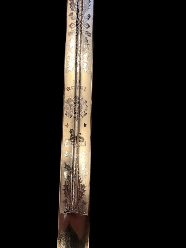 Scottish field officers sword - Image 6