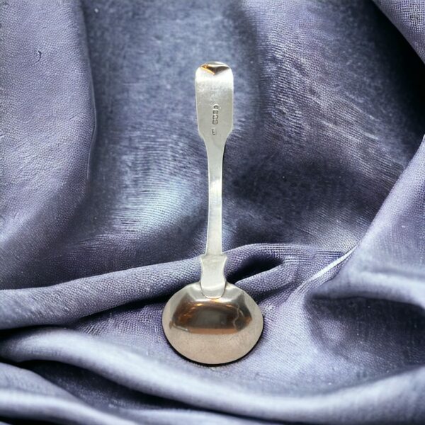 Adam burgess 1842 Edinburgh silver toddy ladle - Image 2