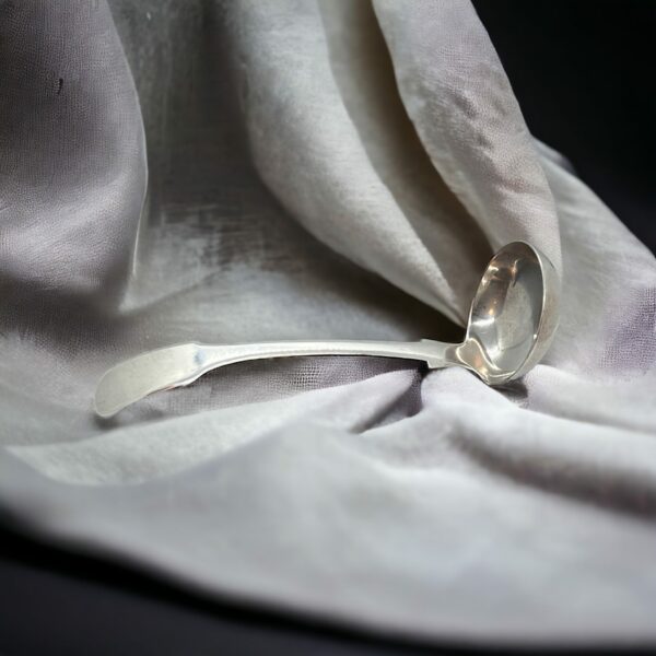 Adam burgess 1842 Edinburgh silver toddy ladle - Image 4
