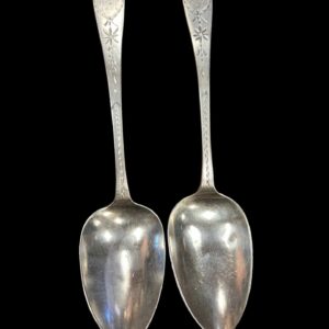 Joseph hicks Exeter 1817 silver serving spoons