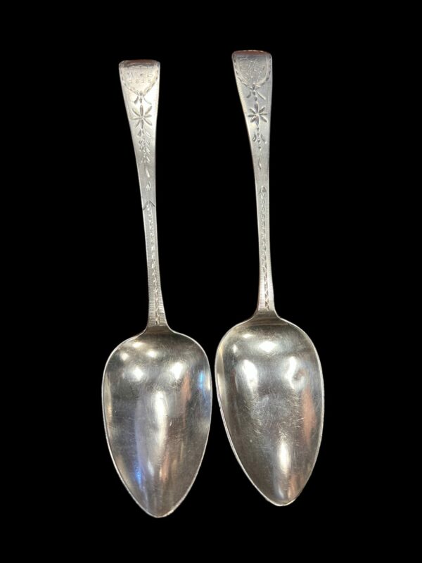 Joseph hicks Exeter 1817 silver serving spoons