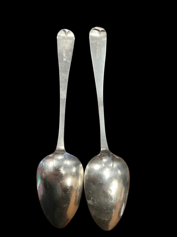 Joseph hicks Exeter 1817 silver serving spoons - Image 2