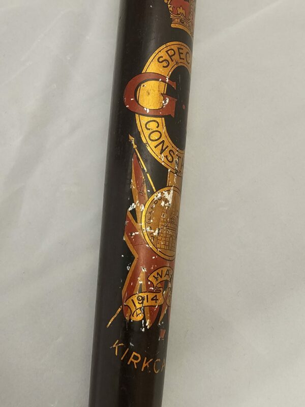 Rare WW1 Kirkcaldy Special Constable Truncheon - Image 6