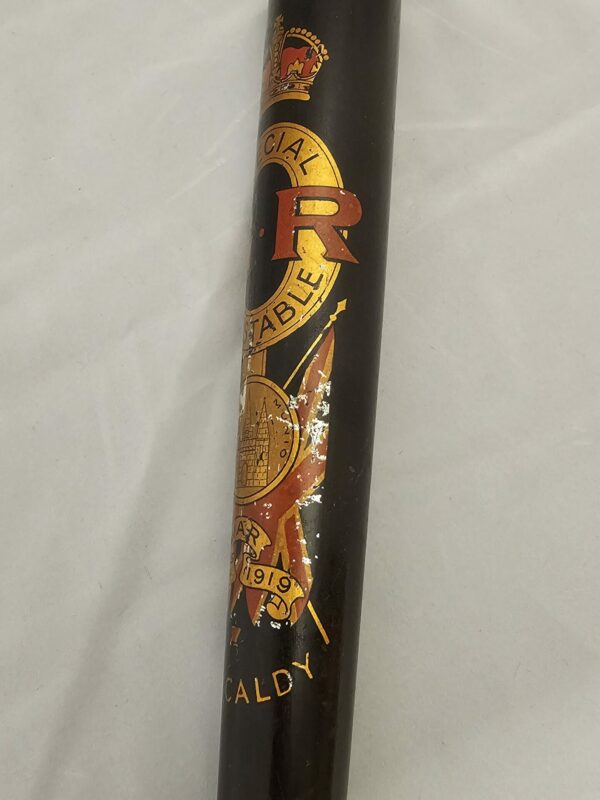 Rare WW1 Kirkcaldy Special Constable Truncheon - Image 5
