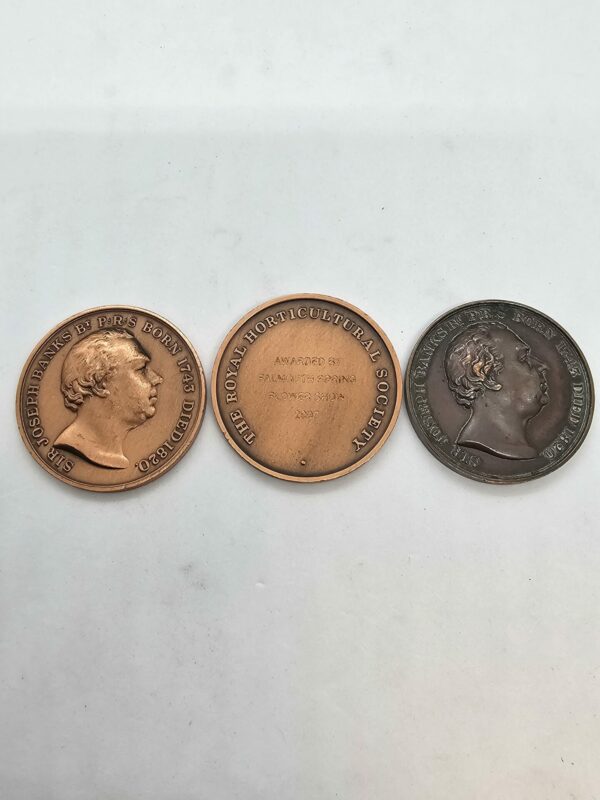 Sir Joseph Banks Horticultural Society Medallions