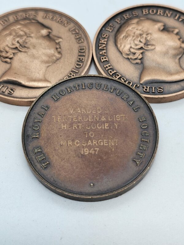 Sir Joseph Banks Horticultural Society Medallions - Image 7
