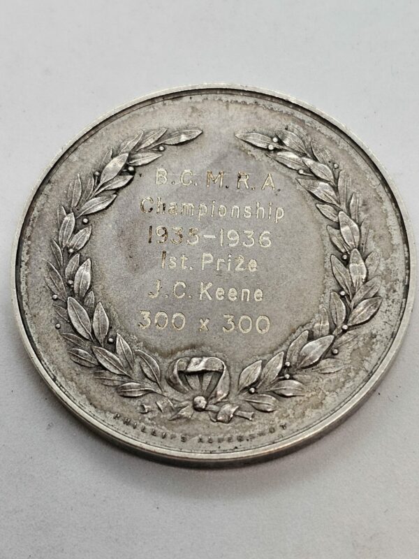 Silver Shooting Medal 1935-1936 - Image 2