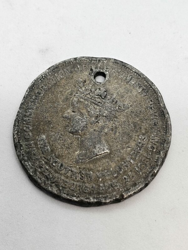 The Scottish Volunteers Medallion 1881 - Image 2