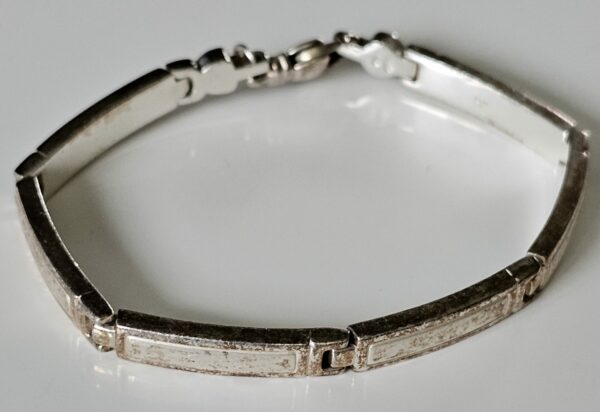 Silver bar bracelet