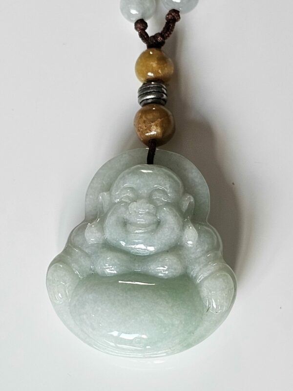 Jade Buddha Bead Necklace - Image 3