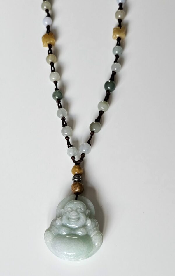Jade Buddha Bead Necklace