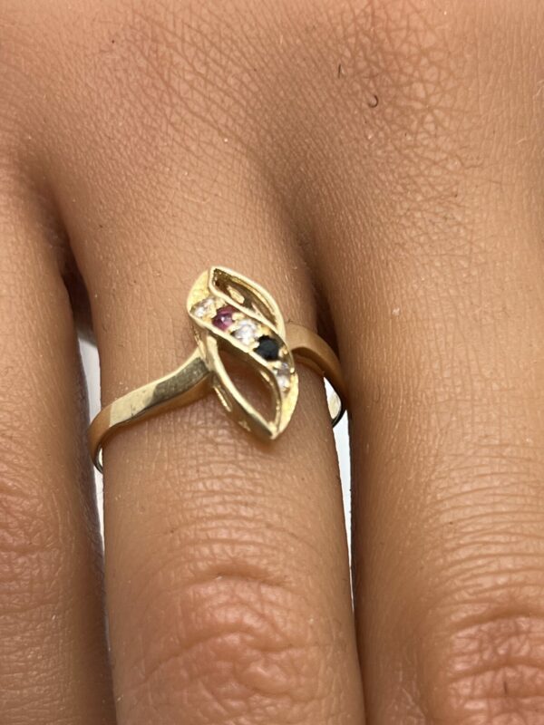 14ct gold ladies dress ring