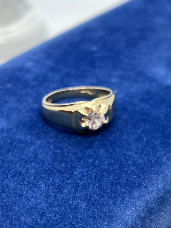 14ct gold gypsy style ladies/gents ring - Image 2