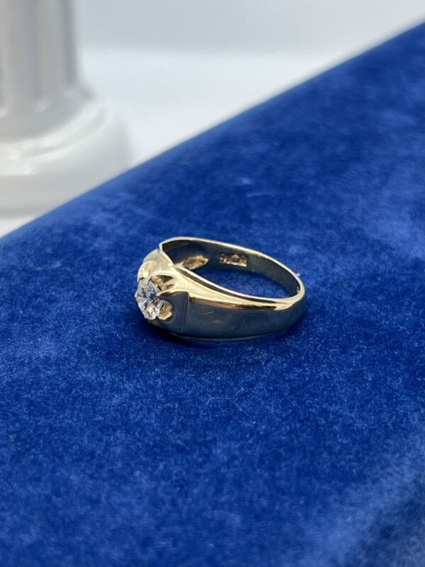 14ct gold gypsy style ladies/gents ring - Image 3