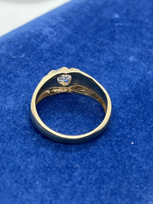 14ct gold gypsy style ladies/gents ring - Image 4