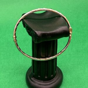 14ct gold ladies tri colour bangle