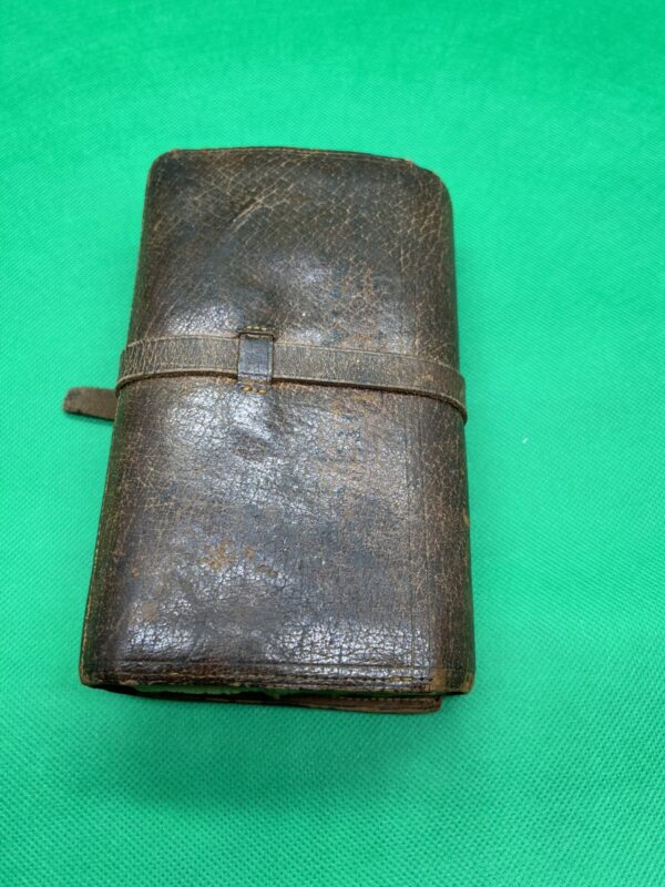 Antique leather fly wallet - Image 2
