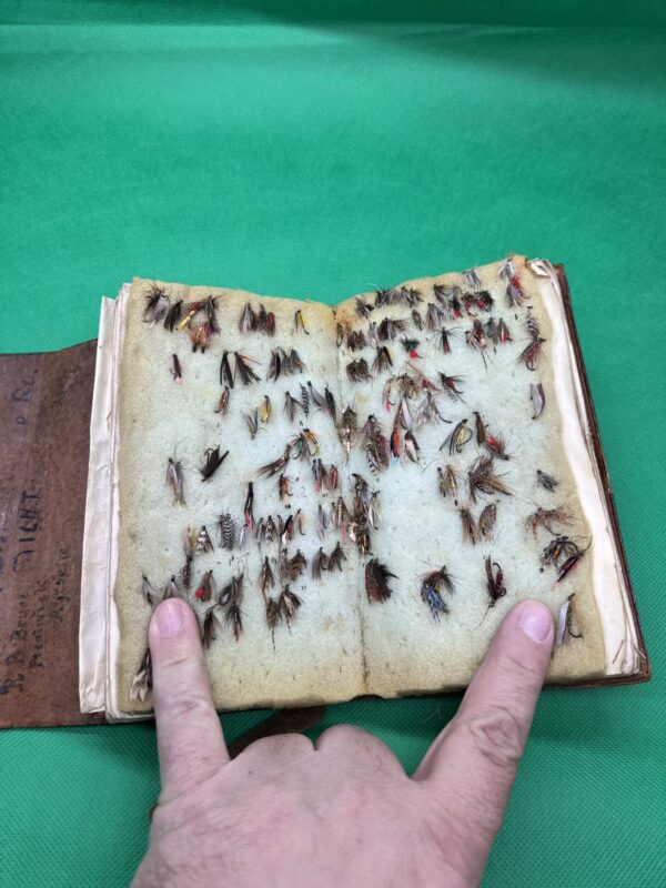 Antique leather fly wallet - Image 3