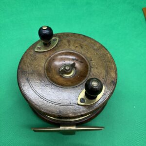 19th century sun star back antique fishing reel