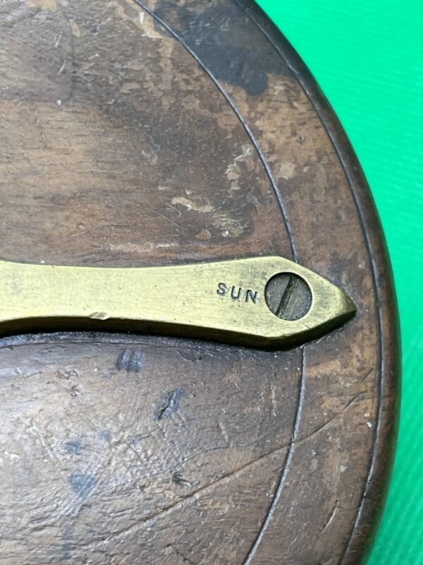 19th century sun star back antique fishing reel - Image 4