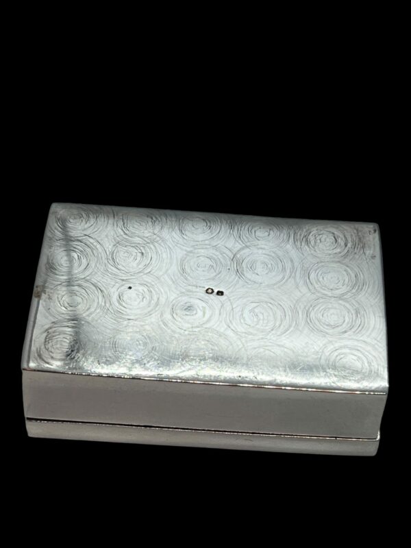 Portuguese silver snuff box antique - Image 5