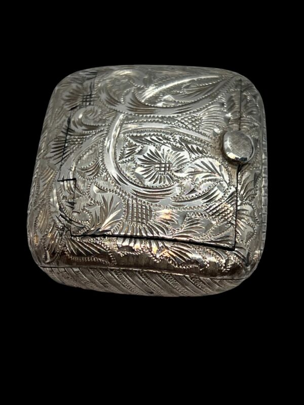 Rare Portuguese solid silver snuff box - Image 3