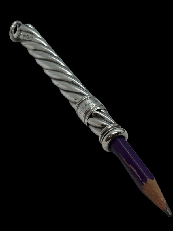 Sampson mordan retractable silver pencil holder - Image 3