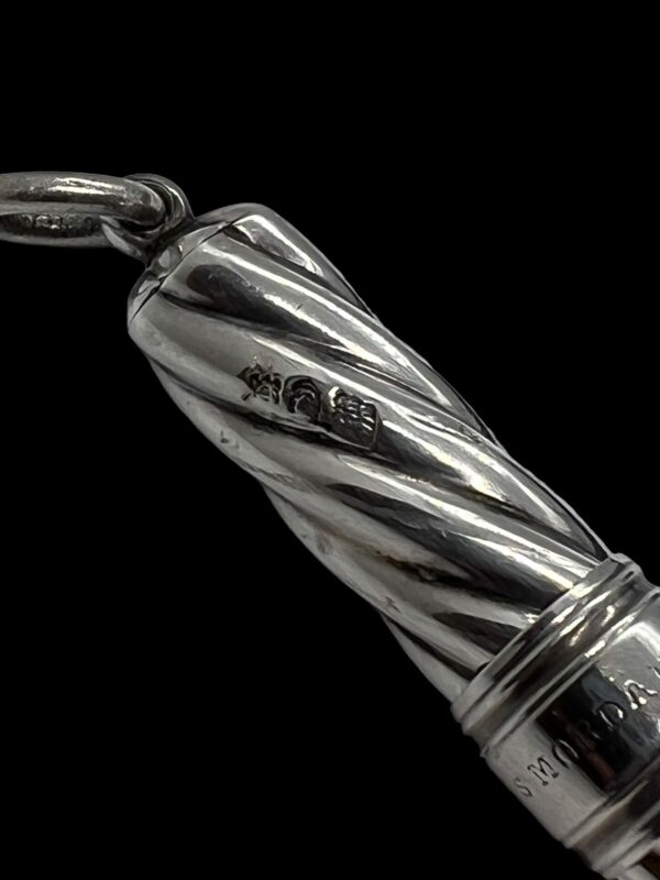 Sampson mordan retractable silver pencil holder - Image 4