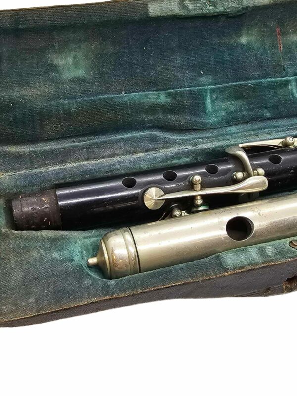 Antique piccolo black wood plus original case - Image 3