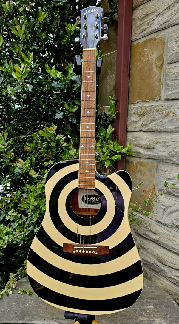 Indie Bullseye Acoustic Electric Guitar