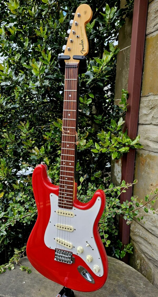 Red Fender Stratocaster Replica Electric Guitar
