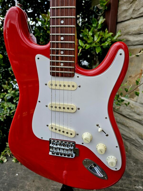 Red Fender Stratocaster Replica Electric Guitar - Image 3