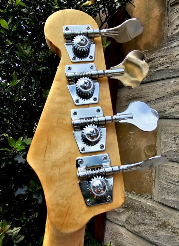 Black Fender Jazz Bass Guitar - Image 6