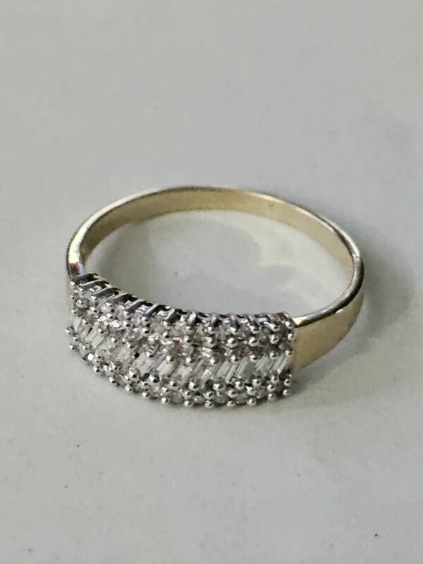 Vari-cut Diamond Ring 9ct gold - Image 4