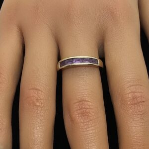 9ct gold Amethyst Fashion Ring