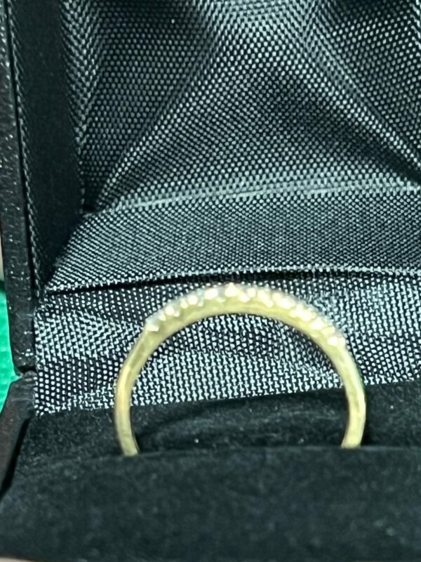 18ct yellow gold and diamond eternity style ladies ring - Image 3