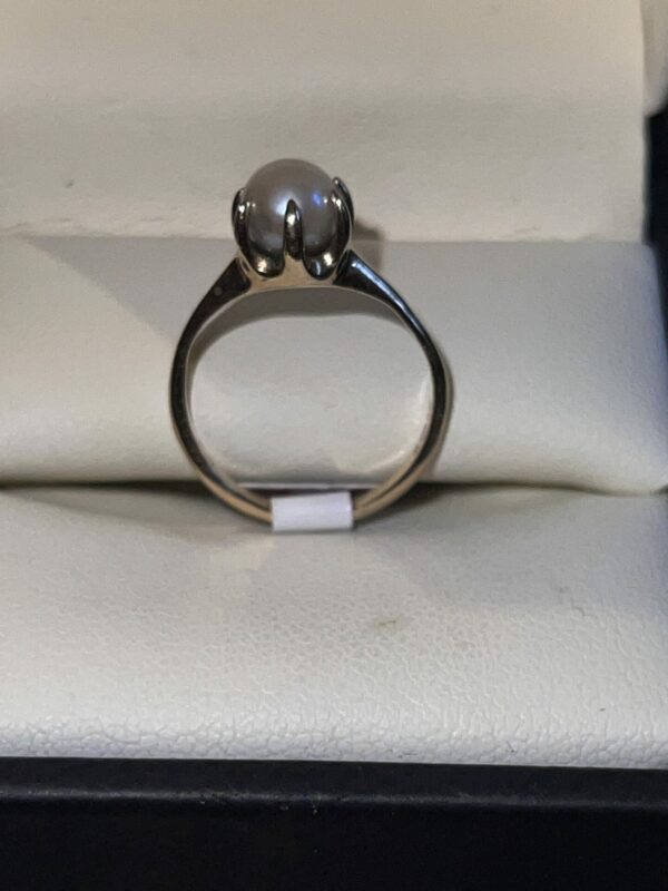 9ct gold pearl solitaire - Image 2
