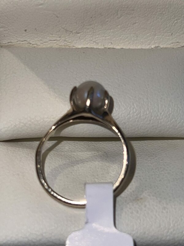 9ct gold pearl solitaire - Image 3