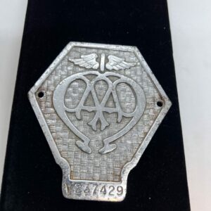 Vintage commercial AA badge emblem