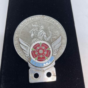 Bar Badge - St Christopher Tudor Rose Vintage