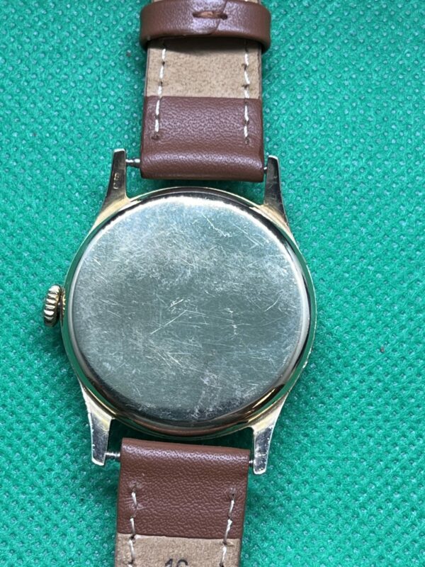 Longines 9ct gold gents dress watch - Image 3