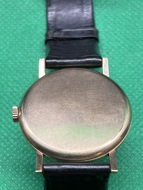 9ct gold gents long ones dress watch - Image 4