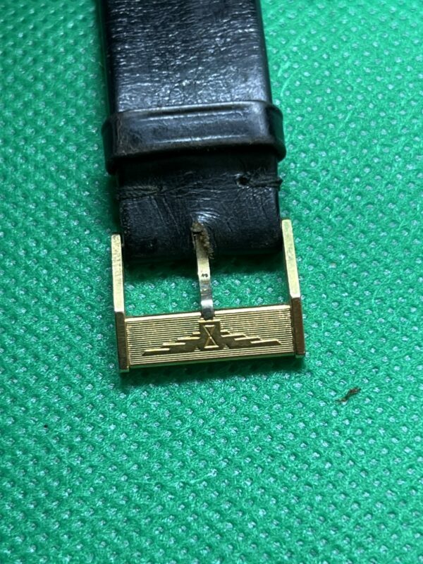 9ct gold gents long ones dress watch - Image 6