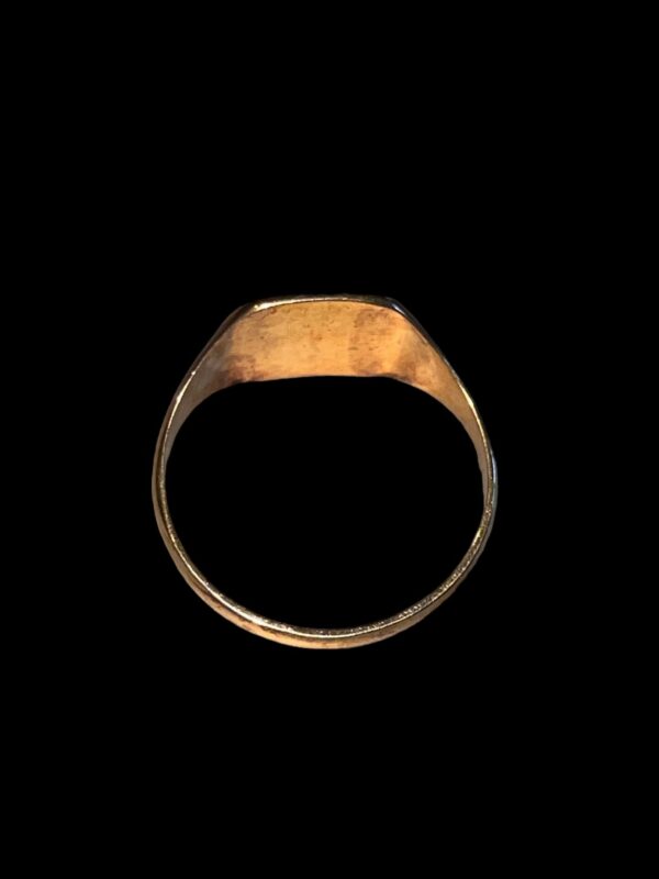 Classic 9ct gold signet ring - Image 3