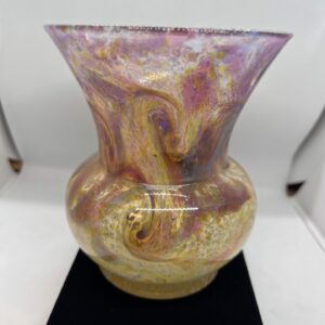 Early monart glass thistle vase